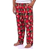 Elf The Movie Men's Santa's Coming! Christmas Tossed Sleep Pajama Pants For Adults