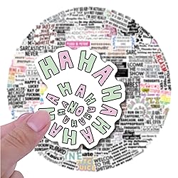 60Pcs Sarcasm Stickers, Sarcastic Quotes