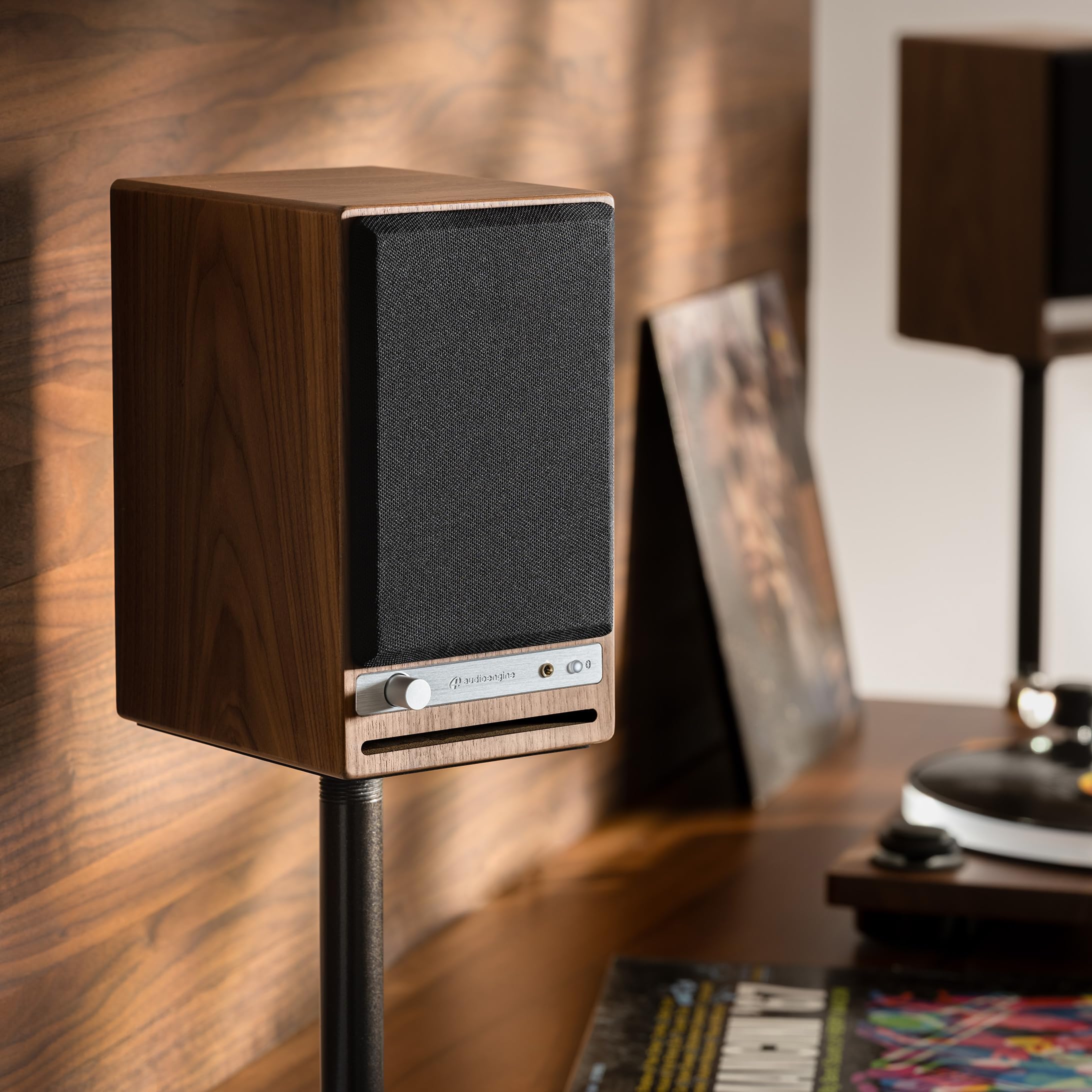 Audioengine HD4 24 Bit Bluetooth Bookshelf Speakers - TVs, Desktops, Stereos, Music, Movies and Gaming - Bluetooth aptX Adaptive 5.3
