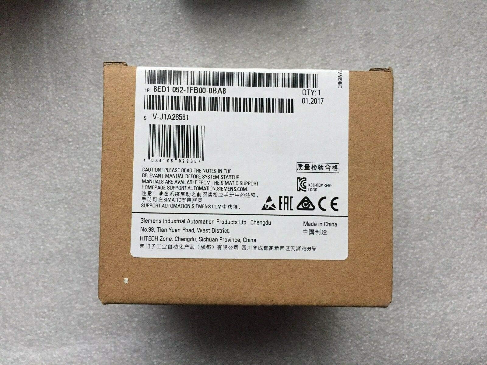 100% NEW ŚIEMENS 6ED1 052-1FB00-0BA8 in BOX 6ED1052-1FB00-0BA8 (DHL express)