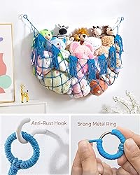 Stuffed Animal Storage Hammock Net with Lights