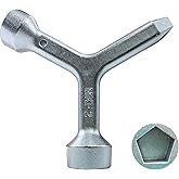 MKF2 Meter Curb Box Key triangle curb box wrench electric box key,for Opens meter pit lids and meter box lids and curb box