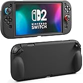 FANPL Silicone Case for Nintendo Switch 2, Soft Full Protective Cover for Switch 2 and Joycon Controlle, Comfortable Ergonomic Grip Design & Easy Installation -Thickened Version