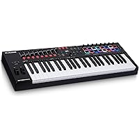 M-Audio Oxygen Pro 49 – 49 Key USB MIDI Keyboard Controller With Beat Pads, MIDI assignable Knobs, Buttons & Faders and Softw