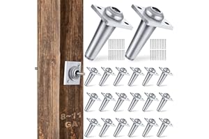 20 Pieces Anchor Wire Vise Anchor Vise with Screws Grape Trellis Anchor Vise for Tightening 8~11 Gauge Wire to Build Trellise