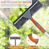 Lomida Professional Window Squeegee Kit 158cm Telescopic Bendable Head view 2