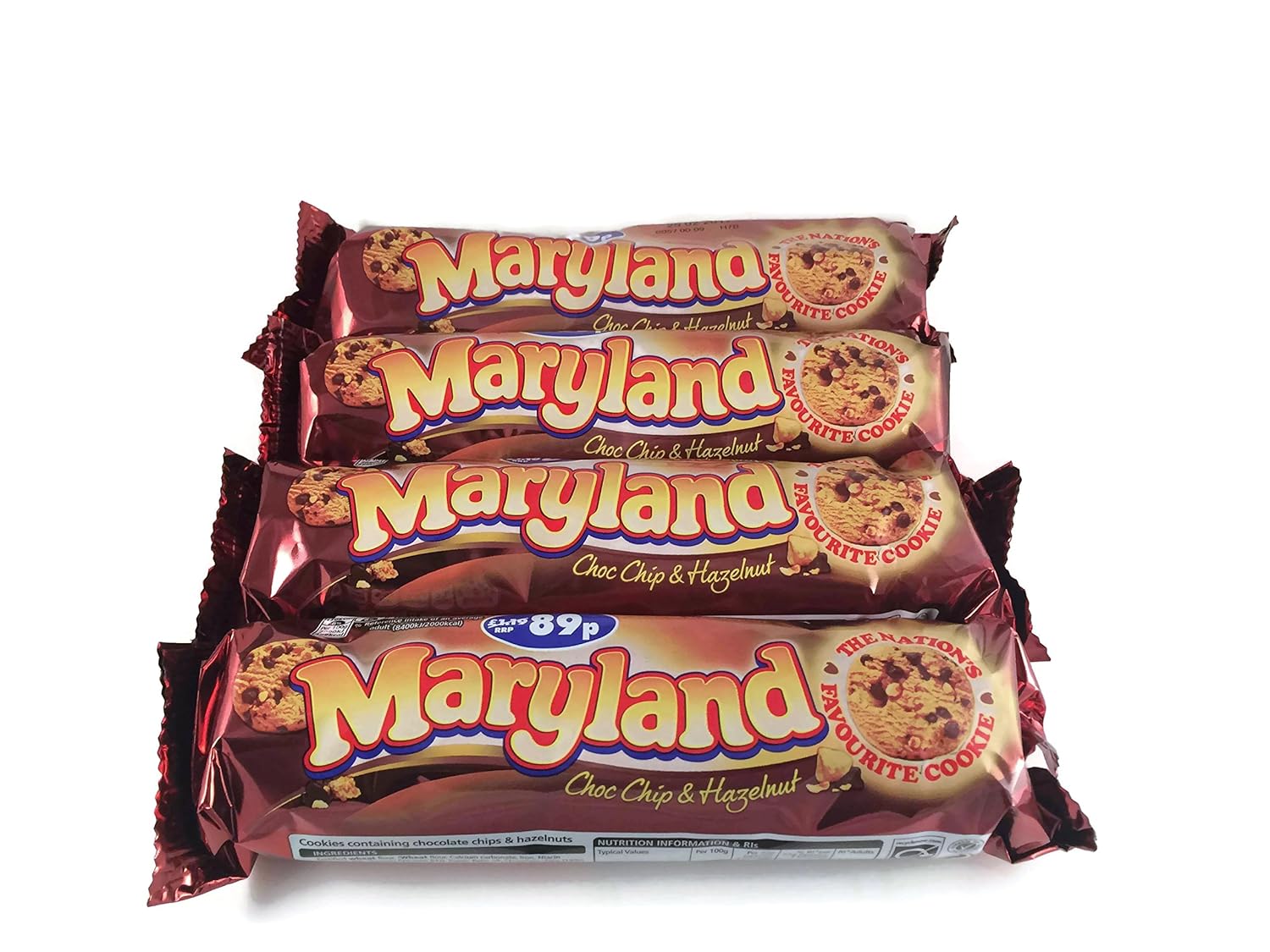 Maryland Hazelnut Cookies 145g Pack of 4 (145g x 4)