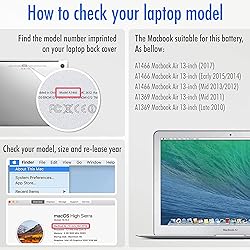 NinjaBatt Battery A1466 for Apple MacBook Air 13