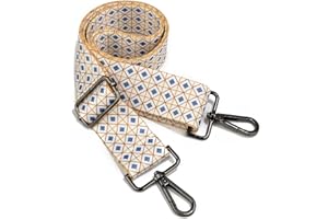LoZoDo Silver Hardware Purse Strap Crossbody Straps for Purses Wide Shoulder Bag Strap Adjustable Replacementor Tote Handbags