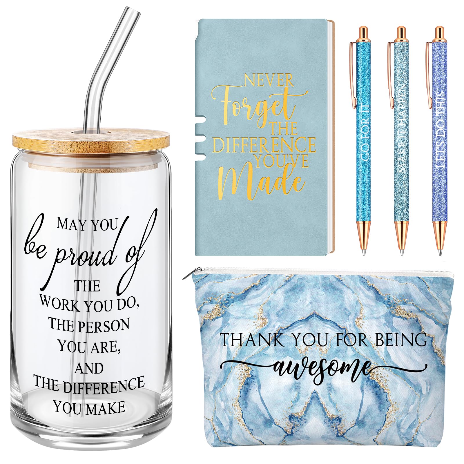 Funnymoom 6 Pcs Employee Appreciation Gift for Women Thank You Gifts ...