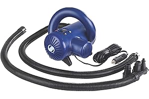 Sevylor High-Pressure Electric Pump 12V Portable Air Pump for Paddle Boards Kayaks Inflatables and Balloons - 15 PSI