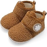 FEETCITY Baby Booties Girls Boys Infant Slippers First Walkers Shoes Warm Socks Newborn Crib Shoes