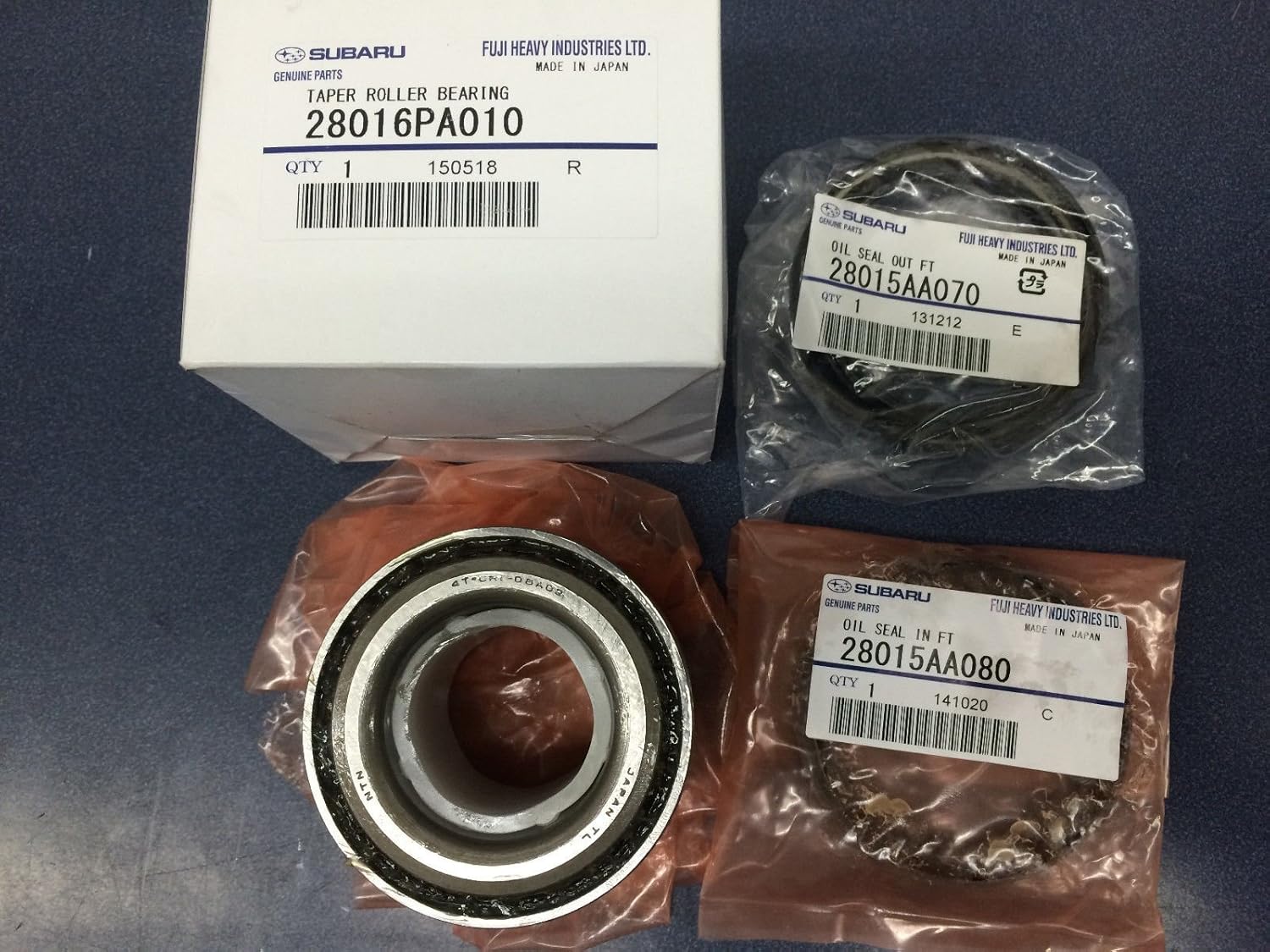 Subaru 28016PA0108A Rear Axle Bearing(04-07 STi)