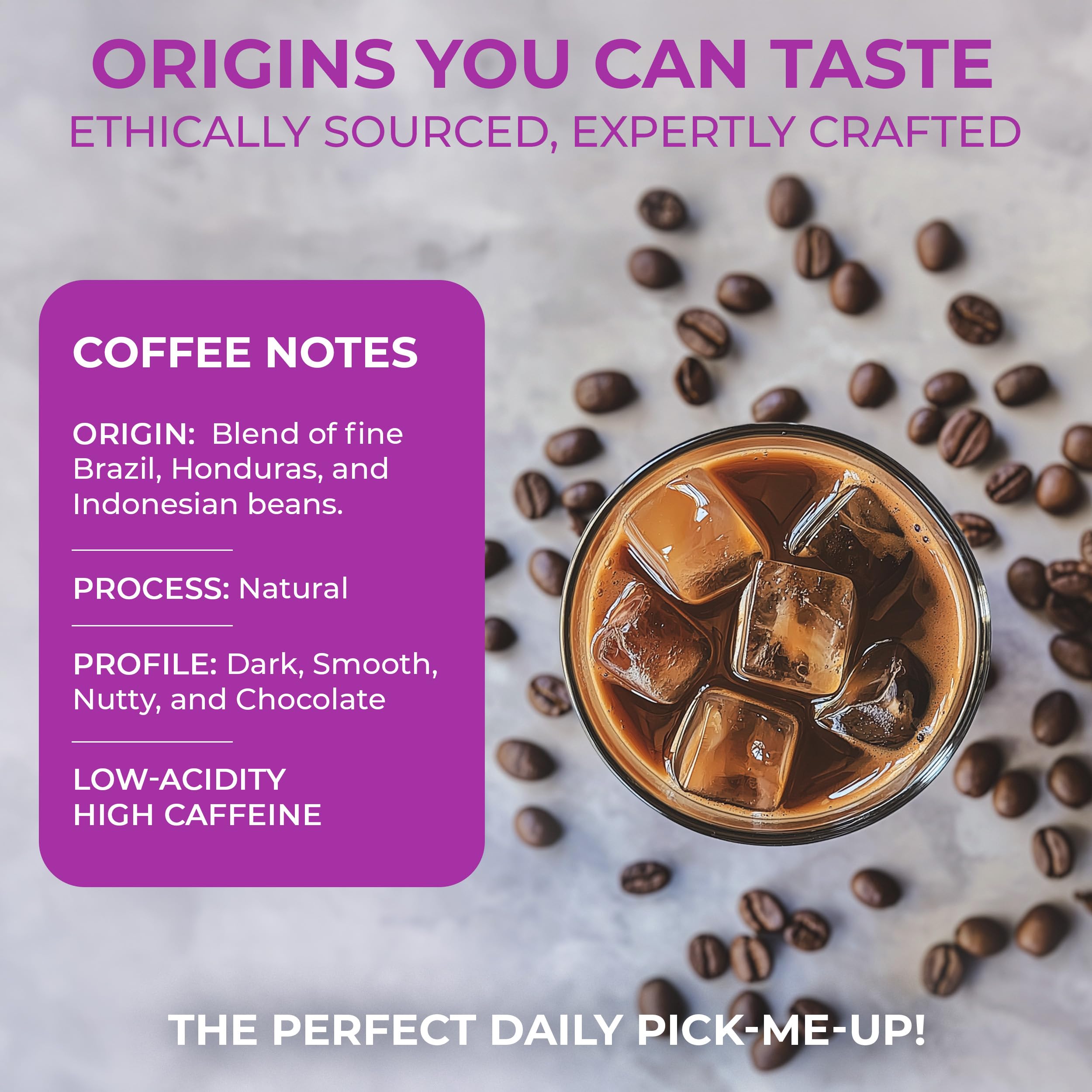 Katy’s Cold Brew Coffee Pitcher Packs | 6 Large Cold Brew Bags with Smooth, Bold Brazilian Coffee | Easy, Mess-Free Brewing in Any Container | No Straining Needed | 100% Woman-Owned | Makes 32 Cups