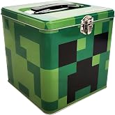 The Tin Box Company Minecraft XL Storage Tin with Handle, Minecraft