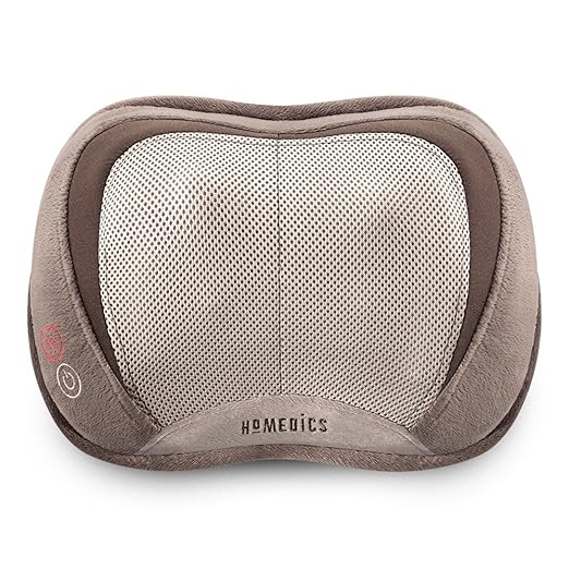 Best Back Massagers.Homedics 3D Shiatsu & Vibration Massage Pillow with Heat