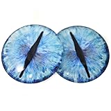 Blue Ice Glass Dragon Eyes Fantasy Art Dolls