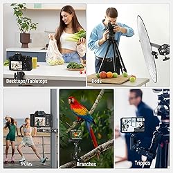 NEEWER Super Clamp with 3" Dual Ballhead Magic