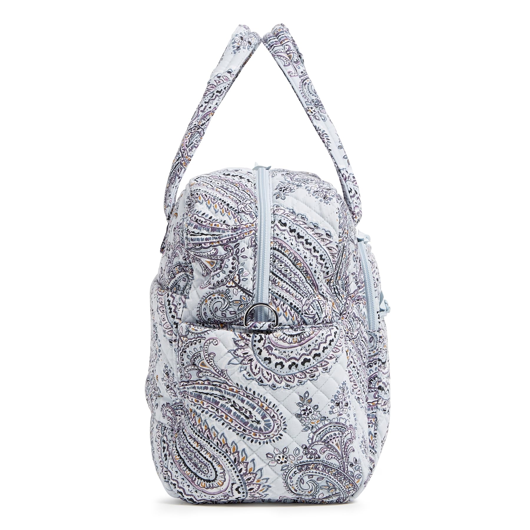 Vera Bradley Women's Cotton Weekender Travel Bag, Soft Sky Paisley, One Size