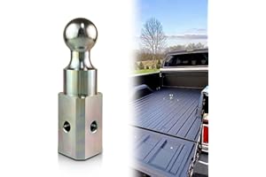 VONLX Gooseneck Hitch Ball 2-5/16" Gooseneck Hitch Replacement Ball Maximum Load Capacity 30,000 lbs Trailer Hitches Hi-Rise Ball