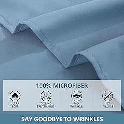MEISHANG California King Size Sheet Set, Soft