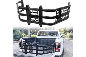 EZREXPM Upgraded Truck Bed Extender Fit for Ford Ranger 2019-2026 Aluminum Tailgate Extender, with Molle Panel and Flagpole Bracket
