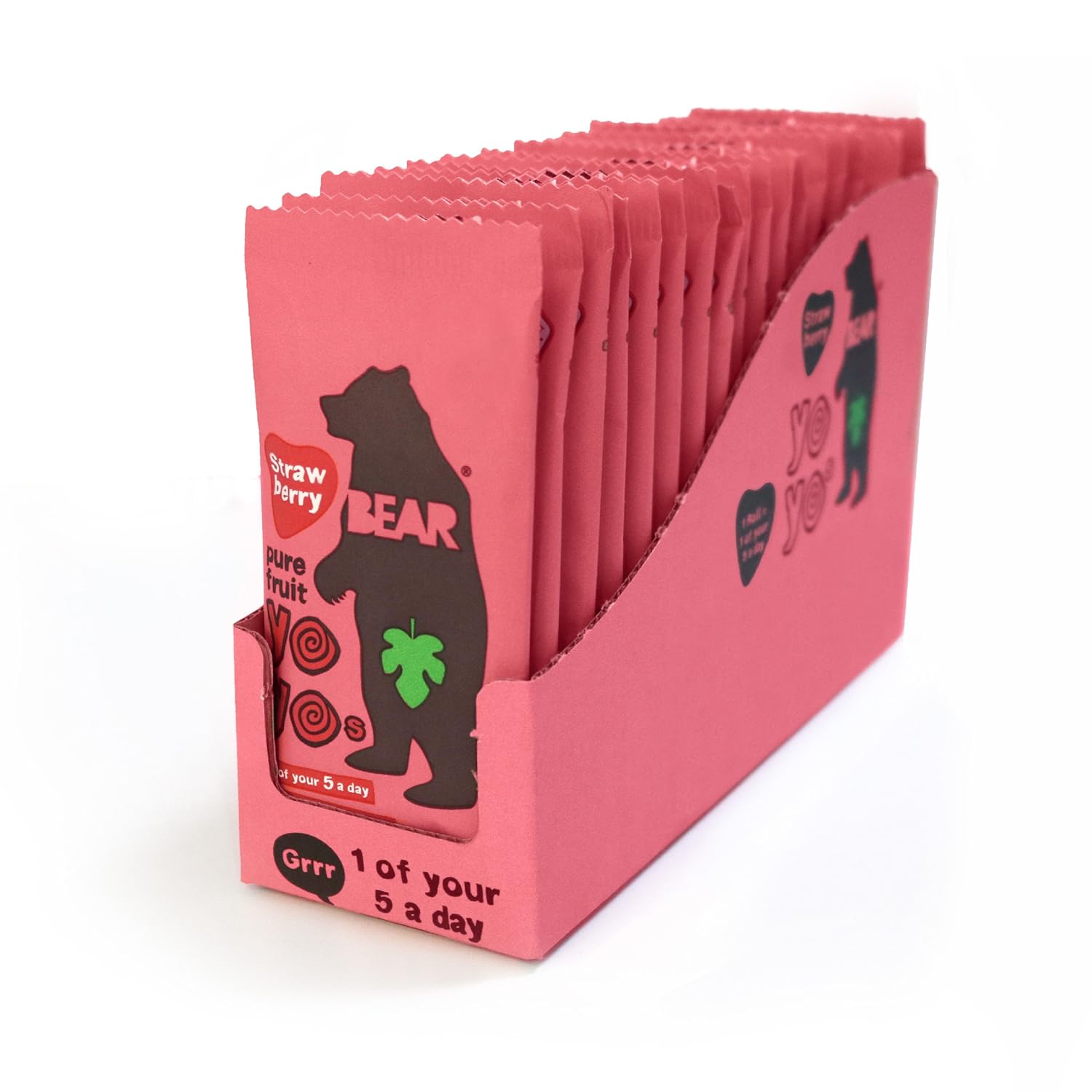 BEAR Strawberry Pure Fruit Yoyos 20g (Pack of 18) Amazon.co.uk Grocery