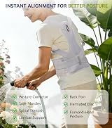 Aollop Posture Corrector Back Brace Men Women Breathable Adjustable view 8