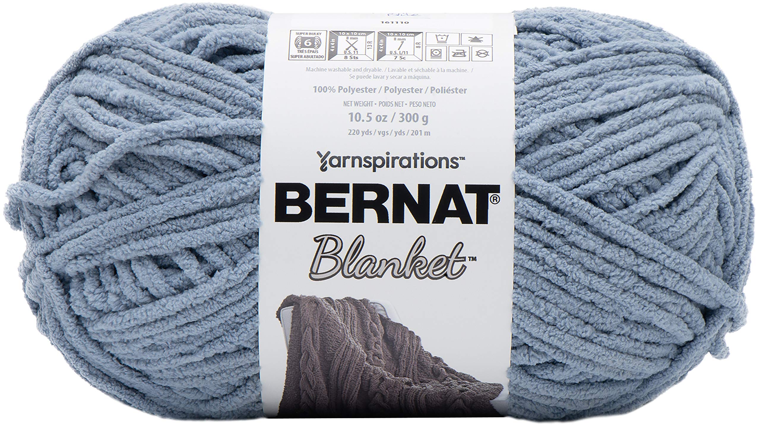 Bernat Blanket 300g - Grey Blue