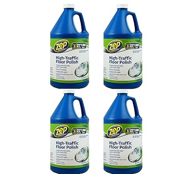 Zep Commercial 1044999 High Traffic Floor Polish 4 Gal Bottles