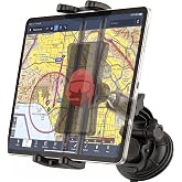 FlightPro Airplane iPad Mount - Suction Cup, Pilots, 4-13 in | Secure suction grip on cockpit window or canopy