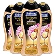 Softsoap Luminous Oils Moisturizing Body Wash Shower Gel for Women, Macadamia Oil and Peony - 20 fluid ounce (4 Pack)