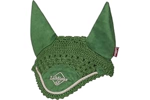 LeMieux Hobby Horse Ear Bonnet - Hunter Green - Suitable for Ages 3+
