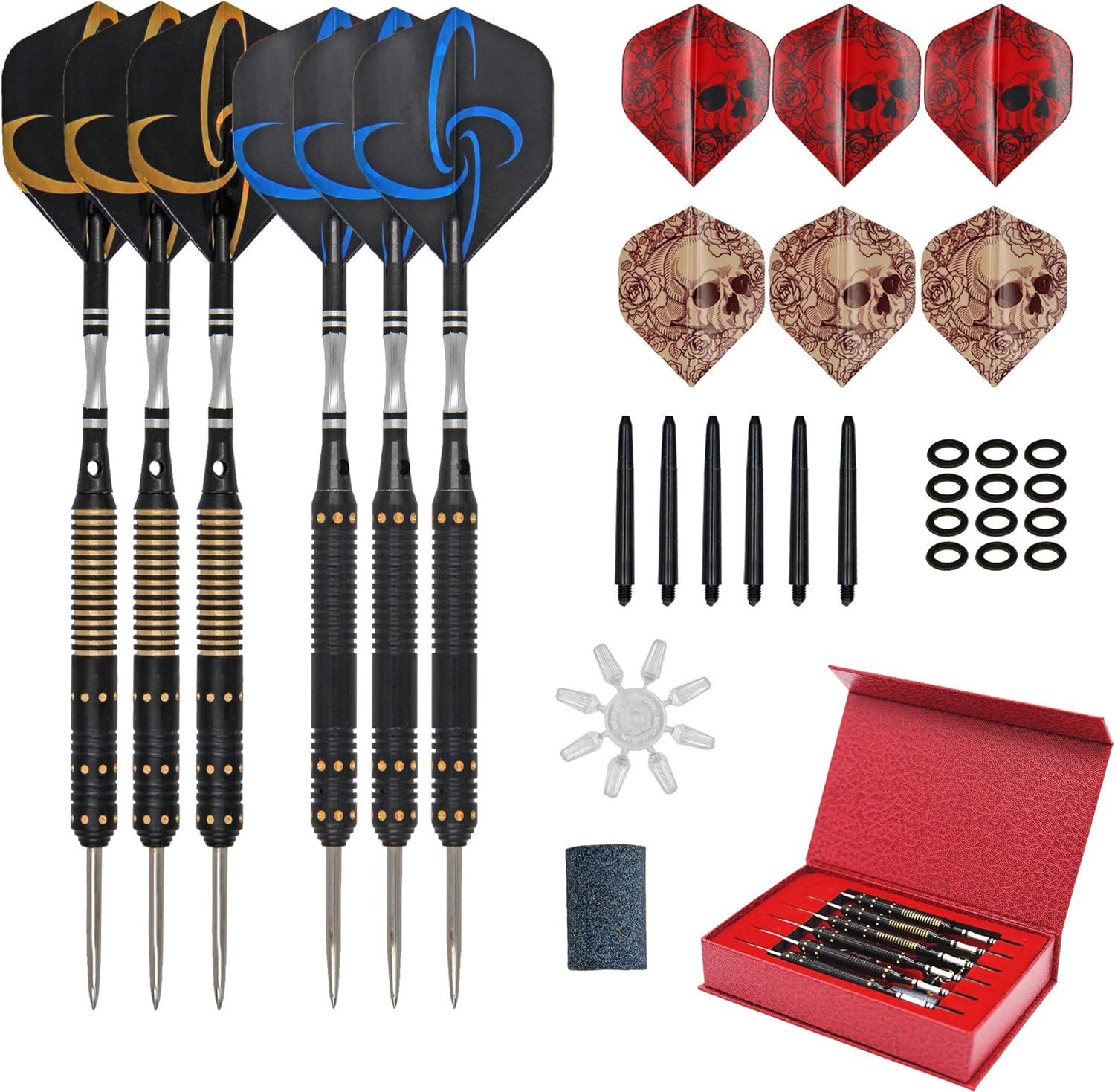 KoolShare Competition Professional Steel Tip Darts Set 6