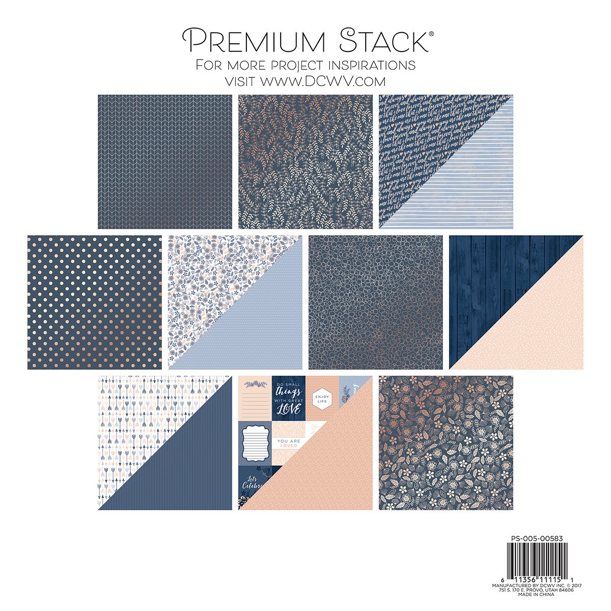 American Crafts Dcwv Double-Sided Paper Stack, Multi-Colour, 30.73 x 32.25 x 0.68 cm