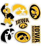 Dekoratives Parkplatzschild "IA University Hawkeye Fans" – 20,3 X 30,5 Cm, Geprägtes Aluminium, Vintage-Look
