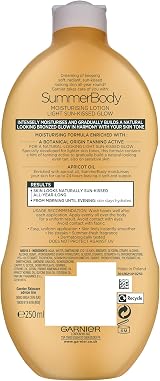 Garnier Summer Body Gradual Tan Moisturiser Light 250ml Face Body 24hr Hydration view 8