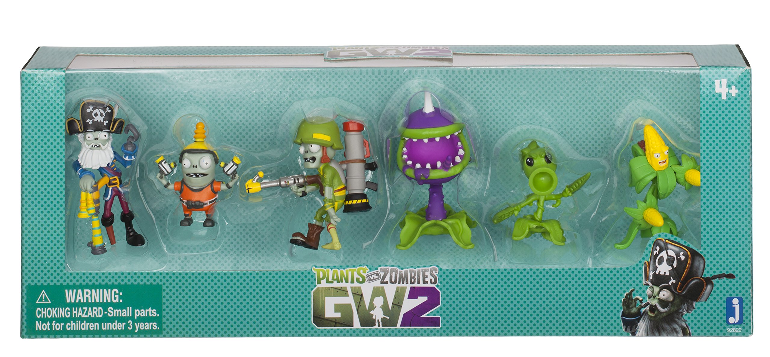 Plants vs. Zombies GW2 Action Figure (6 Pack), 2" | eBay