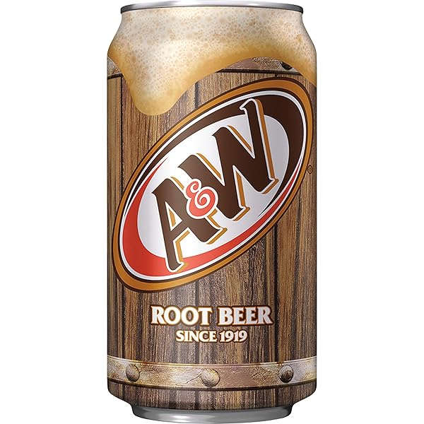 A&W ROOT BEER SODA, 12 FL OZ CANS, 12 PACK