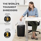 Fellowes LX70 Paper Shredder 11 Sheets Cross Cut 4x40mm 18L Bin Deskside view 7