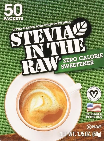 STEVIA IN THE RAW 50 COUNT BOX (PACK OF 1) , 1.75 OUNCE EACH