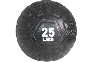 PRISP Weighted Rubber Medicine Ball - Weight Ball for Strength Exercises and Fitness Workouts