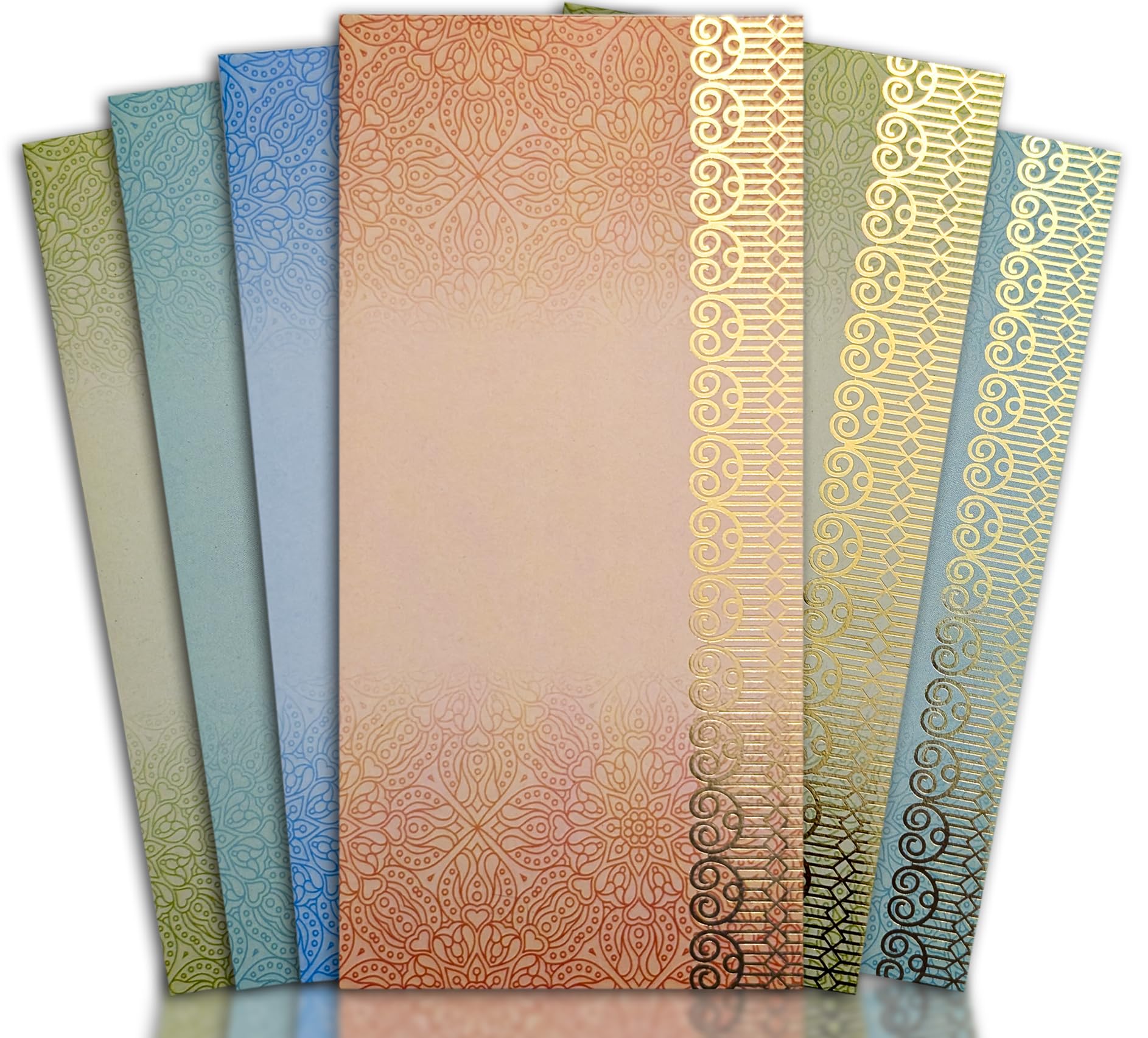 New Fashion House NFH Shagun Money Envelopes (Pack of 20) Fancy Gifting Wallets for Wedding Eid Diwali Christmas, Assorted