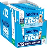 Andrex Ultimate Fresh Washlets 12 Packs Gentle Biodegradable Flushable Wipes view 2