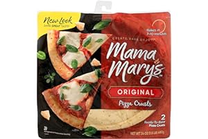 Mama Mary's 12" Original Ready to Bake Pizza Crusts, 2 Count