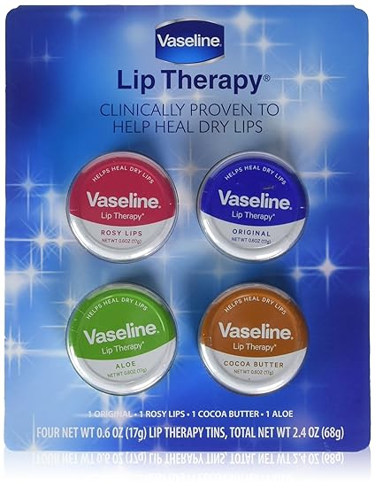 Buy Vaseline Lip Therapy Tins 4 Pk Online At Low Prices In India