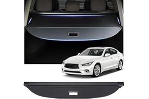 Fannyc Cargo Cover Fit for Infiniti QX50 2019 2020 2021 2022 2023 2024 Accessories,Retractable Rear Trunk Cover Luggage Security Shield Shade Cover