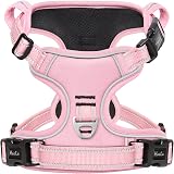 HEELE No Pull Dog Harness Medium Reflective Adjustable Front Back Leash
