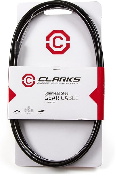 Clarks Cycle Systems Stainless Steel Universal Gear Inner & Outer Cable 2000mm