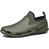 TENGTA Unisex Waterproof Garden Mud Shoes Mens Rubber Gardening Rain Boots for Women Car Wash Footwear